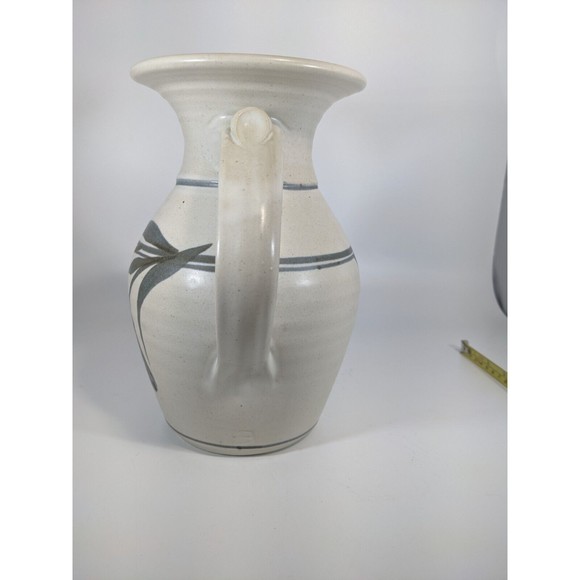 Vintage Emerson Creek Pottery Pitcher Otter Creek Collection Country Decor Vase - Picture 5 of 8